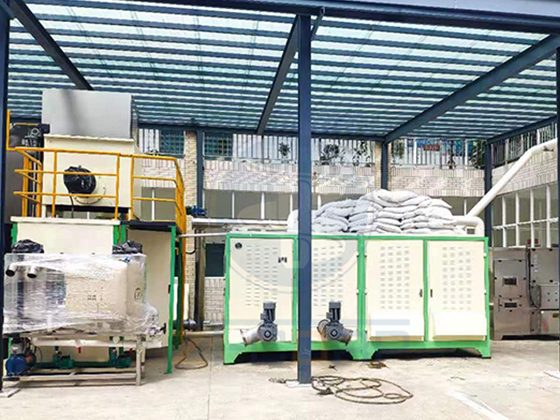 农贸菜市场垃圾一体化湿垃圾处理设备案例